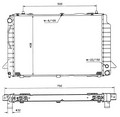 Радиатор охлаждения Audi 80 2628 91 M+/ OE8AO121251B/D